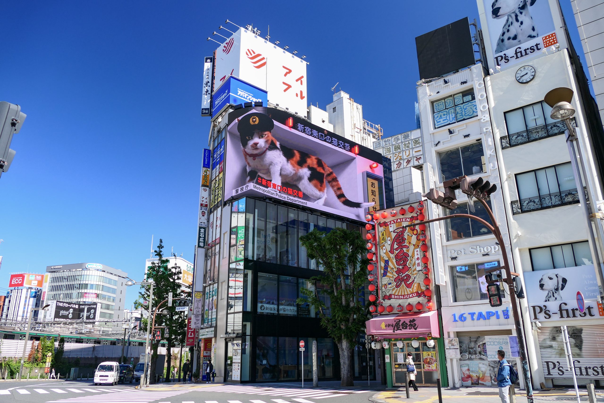 Visita la zona de Shinjuku, salida Este